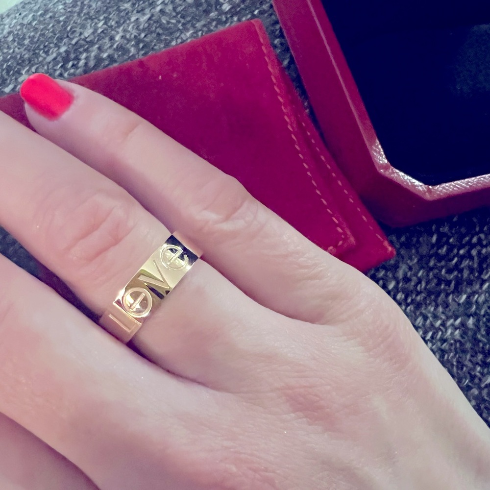 Cartier Rose Gold Love Ring SZ 52 limited edition